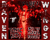 TOXIC RED RAVE WINGS!