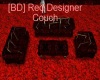 [BD] Red Designer Couch