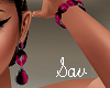 Pink/Blk Pearl Jewel Set