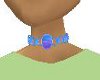 light blue/purple choker