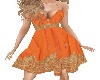 Pumpkin Boho Dress