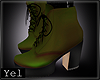 [Yel] Green boots