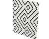 black & white rug