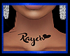 Raych neck tattoo