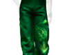 Green Florish Pants
