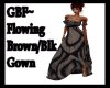 GBF~ Flowing Gown Br/Blk