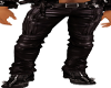 leather spiked pants
