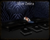 ~SB Blue Zebra Sofa