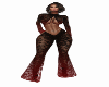 red n black lace fit