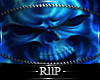 *SR* Blue Skull Rug