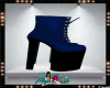 *D* Blue/Black Boots