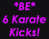 *BE* 6 Karate Kicks