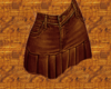 brown miniskirt