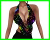 X* Multi glitter top