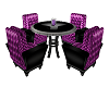 Chat Table Purple Black