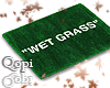 Green Wet Grass Rug