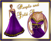 Purple & Gold Gown