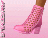 梅 pink boots