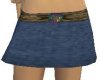Jean skirt w/Belt