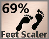 Feet Scale 69% F
