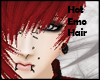 *HOT Red Emo Hair