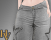 <Hv> Grey Baggy Jeans★