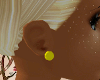 L4.yellow ball earings