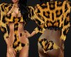 *Sexy Fur Leopard Bikini