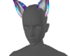 rainbow wolf ears