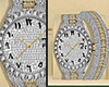 Iced Gold Watch