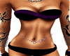 Dark purple&black bikini