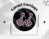 Garnet Earrings