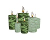 Green Serene Candles