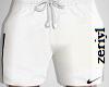 ZRL- WHT NIKE SWIM SHORT