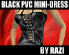 Black PVC Mini-dress