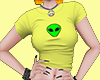 Alien T-Shirt Yellow