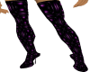 purple pvc boots
