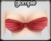 |G| Red Striped Bandeau