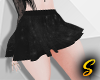 S! Cute skirt black