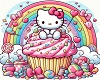 Kawaii Kitty Cupcake