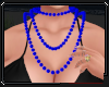 {D} 90's Blue Necklace