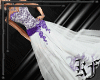 Lovely White Purple Gown