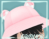 Kid 🌷 Pink Bear Hat