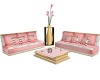 Pink Gold Wedding Couch