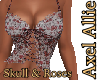 AA Skull & Roses Top