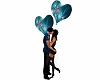 Kiss W/Heart Balloons