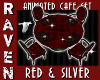 RED & SILVER COFFEE SET!