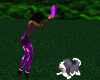 ! Purple Frisbee N Puppy
