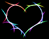 Neon Heart Sticker
