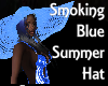 Smoking Blue Hat
